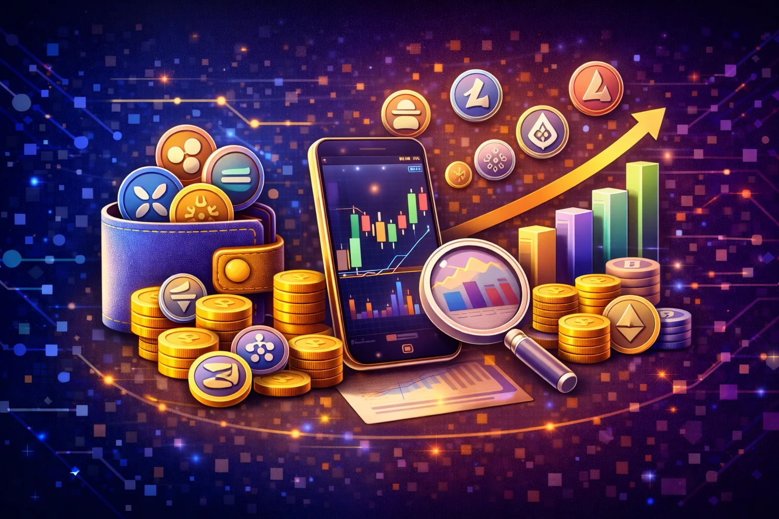  Comprehensive altcoin investing guide showing research frameworks, sector analysis, and portfolio strategies