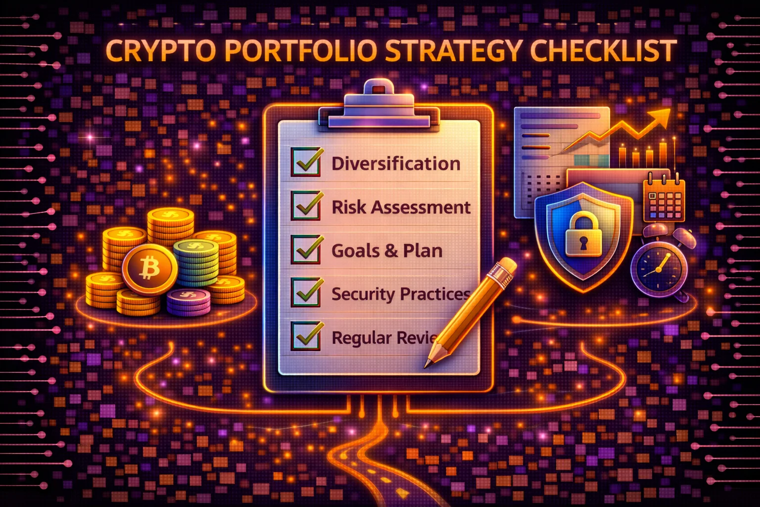 Essential cryptocurrency portfolio building strategy checklist and framework