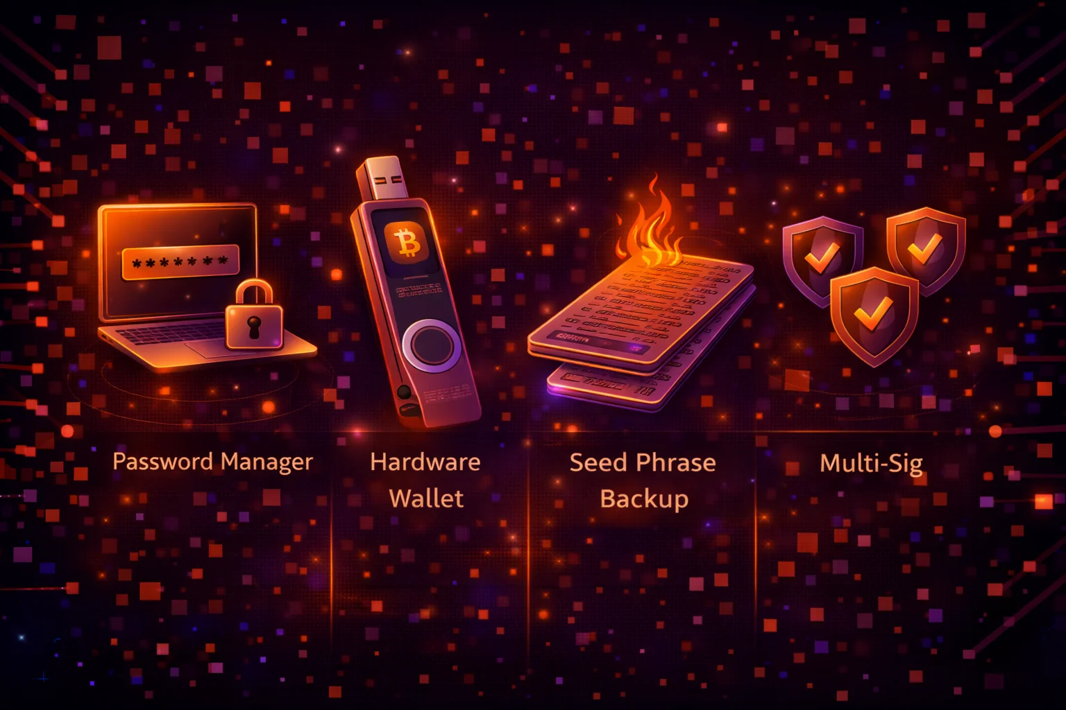 Comparison of hardware wallets and security tools for cryptocurrency protection