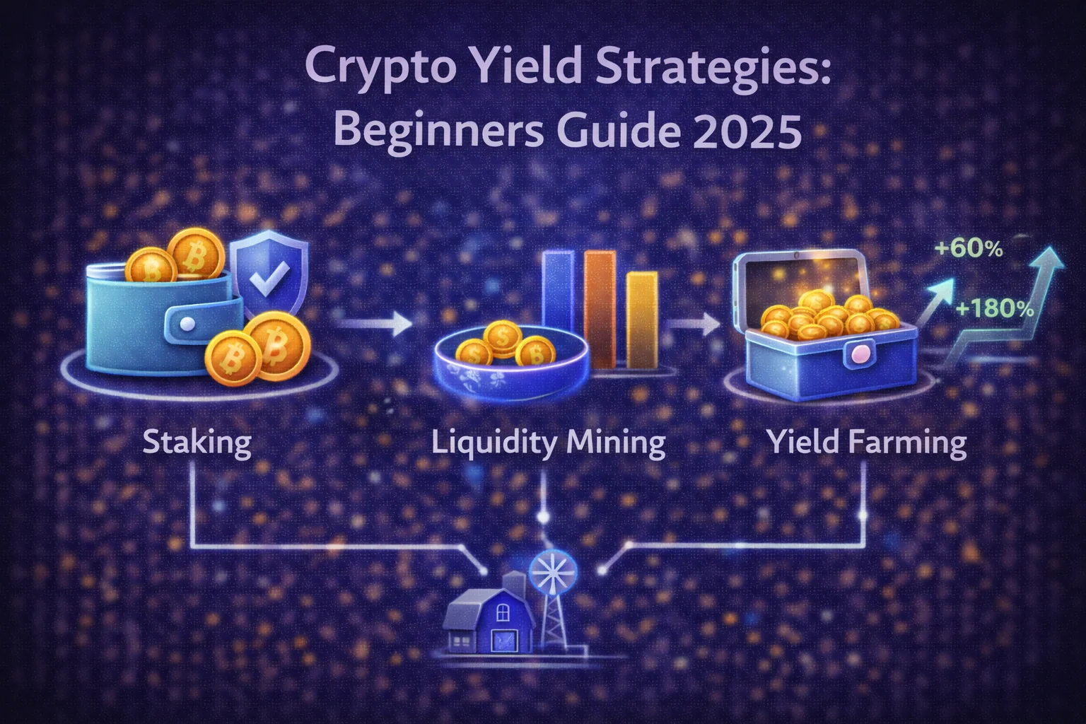 Crypto yield strategies for beginners 2025: passive income generation step-by-step guide