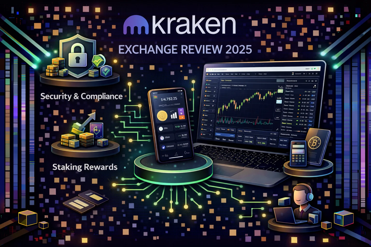 Kraken cryptocurrency exchange review 2025 - comprehensive analysis of security, trading, and staking features