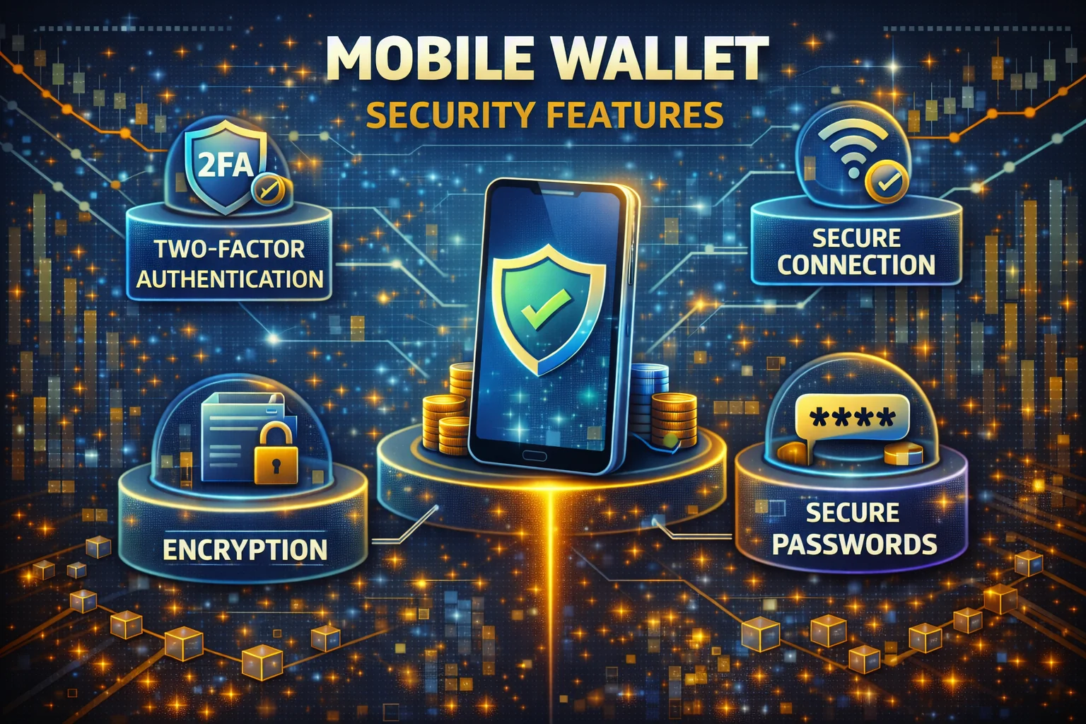 Mobile wallet security: biometric authentication, hardware security, and backup methods