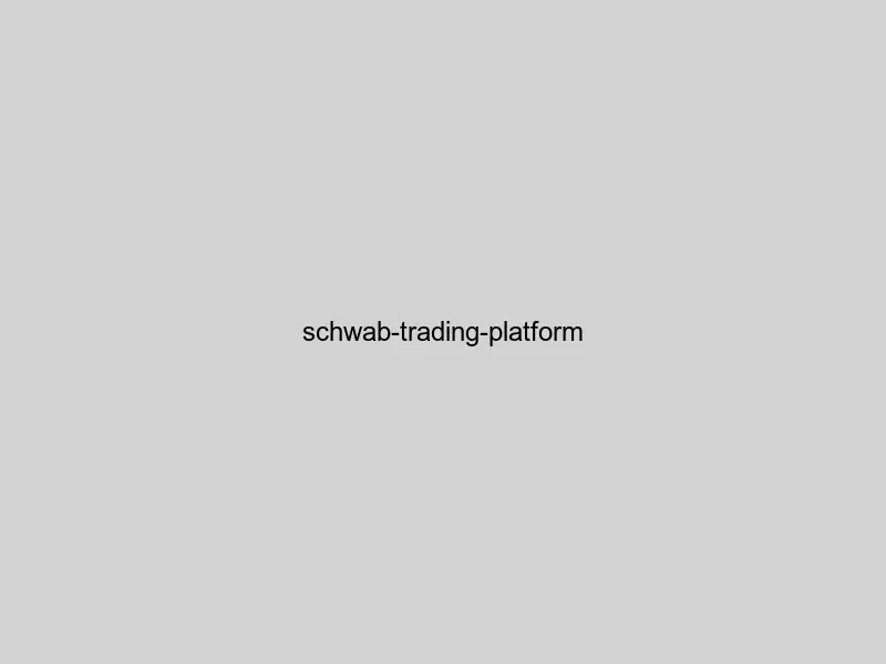Schwab trading platform interface showing portfolio management and research tools